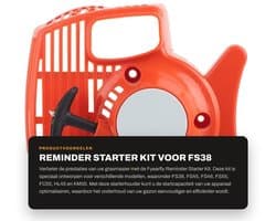 Dailygoods- Starter Kit - Starter Houder - Geschikt voor FS38/FS45/FS46/FS55/FC55/HL45/KM55 - Plastic - Afmetingen 20 x 15,5 cm - Inclusief 1 x Recoil Starter - Startmotor