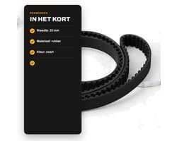 Dailygoods- Distributieriem Vervanging 20 mm - Compatibel met Countax