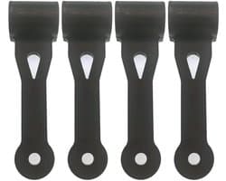 Dailygoods- Baggerklink 4 Stuks - Vervangt 109808X/100225L - Geschikt