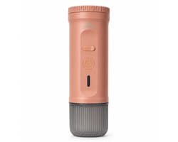 Torngat NomadBrew Go - Draagbare Zelfverwarmende Espressomachine - 20 Bar - 2-in-1 Koffiezetapparaat voor NS-Capsules en Gemalen Koffie - 7500mAh - Inclusief 14g Cup en Houderstandaard - Voor Auto, Camping, Camper en Reizen - Mokka Rose