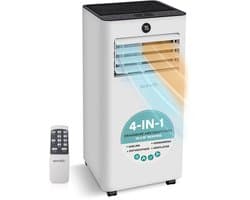 SereneLife Mobiele Airco 9000 BTU - Airconditioning met Verwarming - Portable Air Conditioner - Ontvochtiger voor Slaapkamer