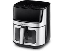 Airfryer - Heteluchtfriteuse - Gezond Koken - Dubbele Zone Functionaliteit - 8 Liter - Zwart