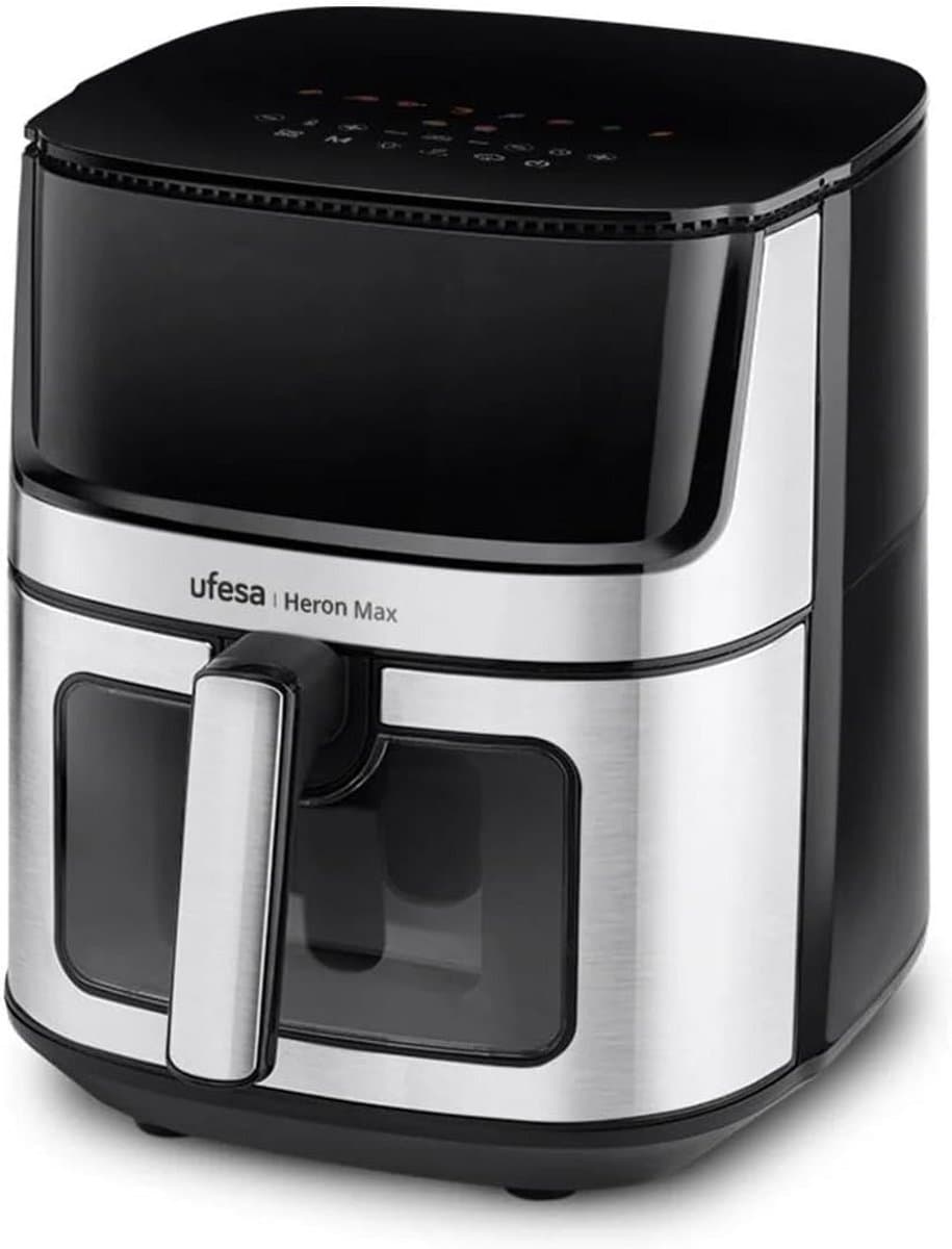 Airfryer - Heteluchtfriteuse - Gezond Koken - Dubbele Zone Functionaliteit - 8 Liter - Zwart — afbeelding 1