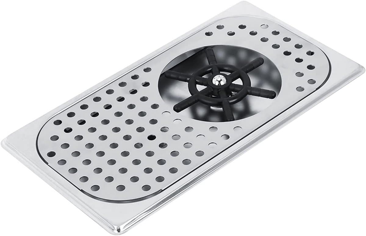 RVS Bekerwasser met Brede Diameter voor Snel Reinigen in Keuken en Horeca — afbeelding 1