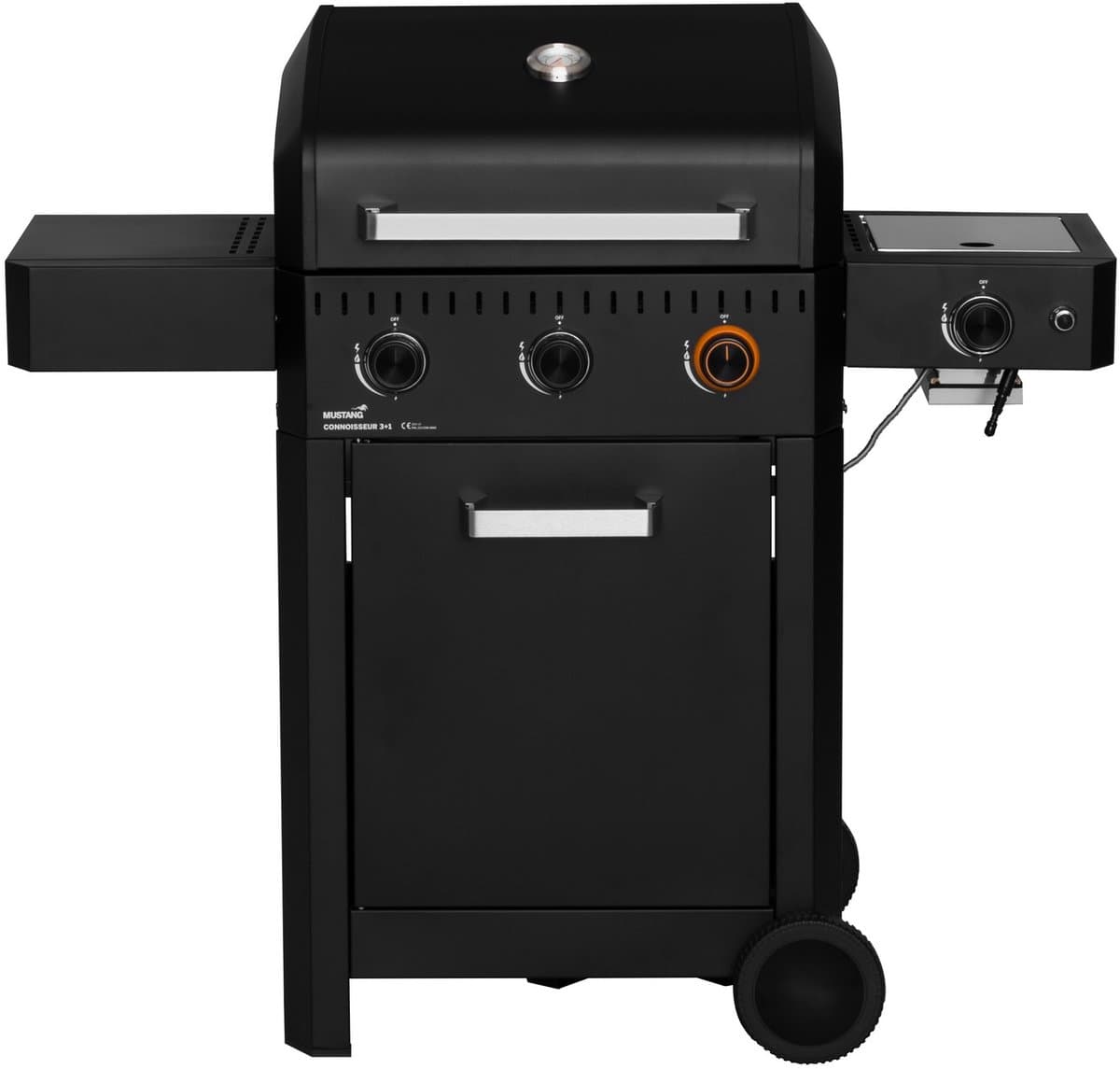 Mustang Gasbarbecue Connoisseur 3+1 – met Infrarood Zijbrander – 3 Branders | 15 kW — afbeelding 1