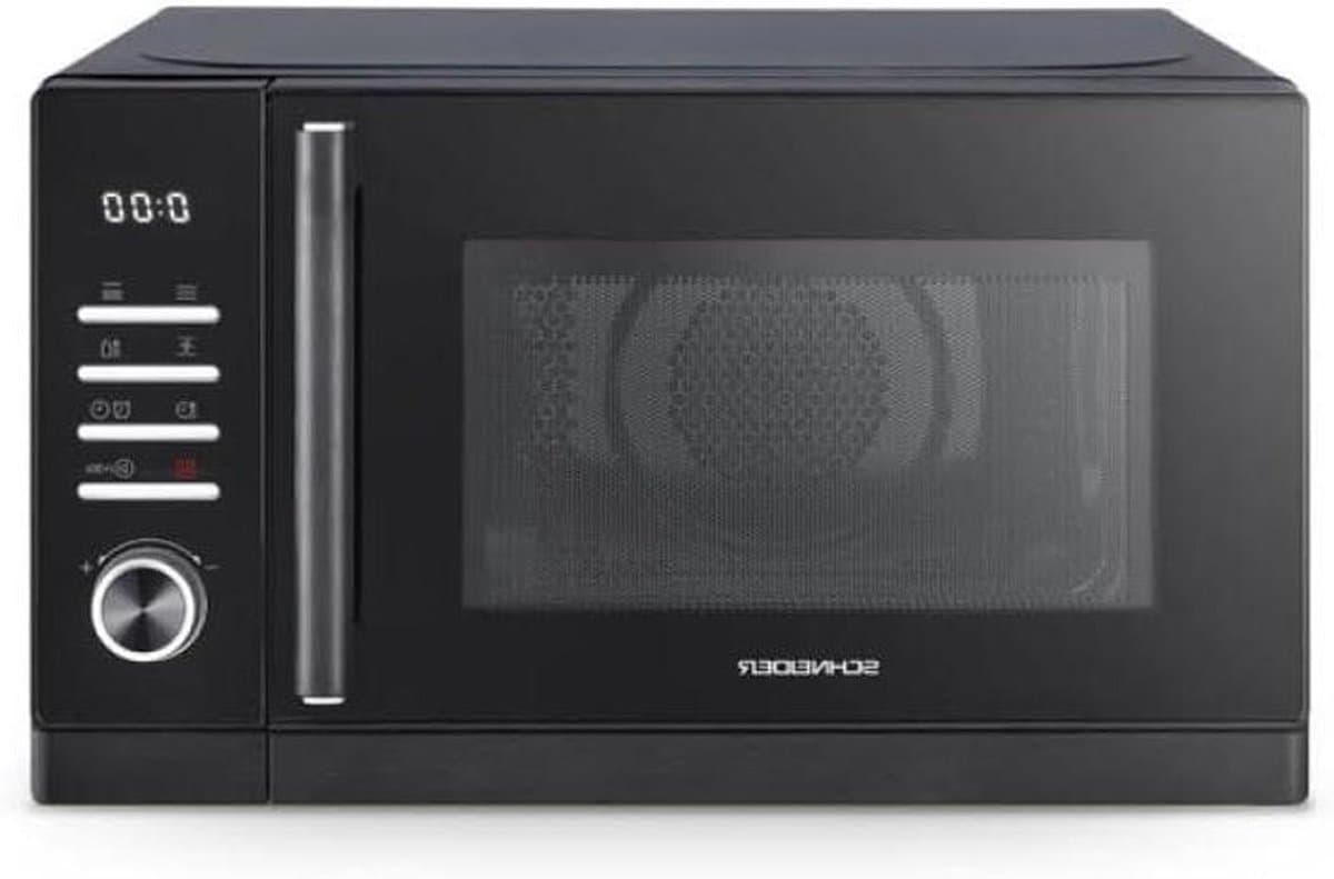 Digitale Magnetron - Oven met Grill - Snel Eten Bereiden - Combinatie Magnetron Grill - 25 Liter - Zwart — afbeelding 1