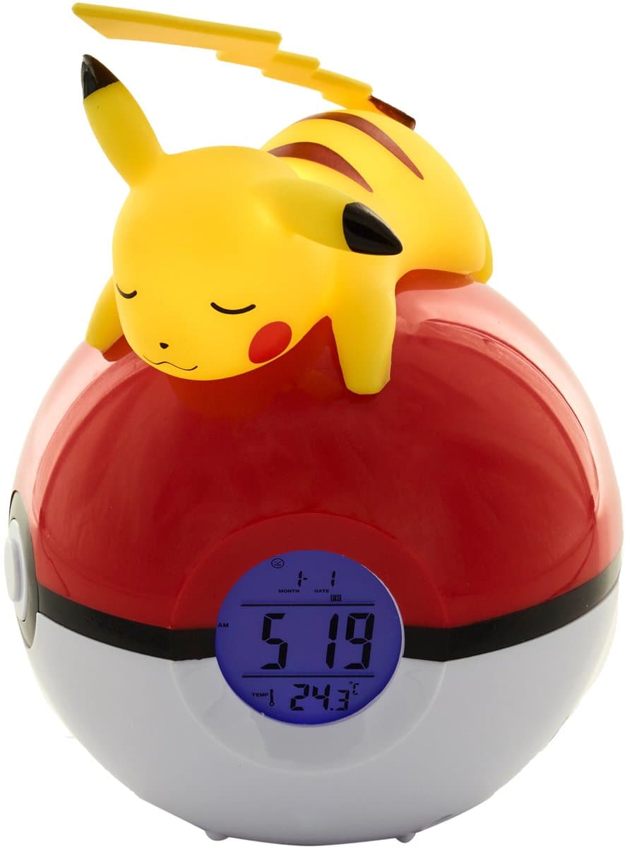 Teknofun Pokémon Pikachu - FM wekkerradio met LED nachtlamp — afbeelding 1