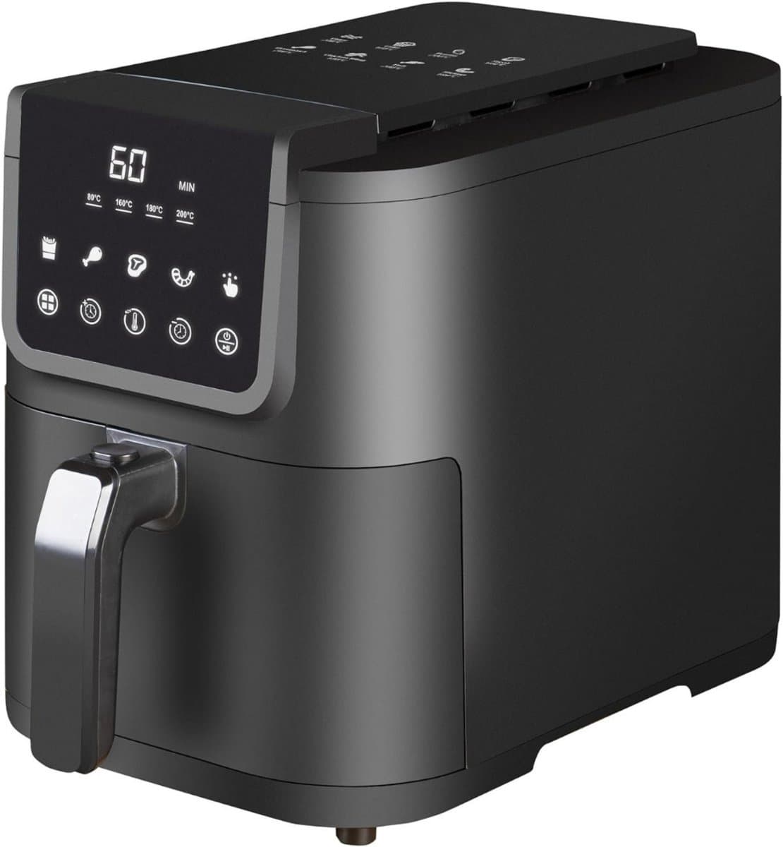 REN® Airfryer xl - Airfryer xxl - Heteluchtfriteuse - Zwart - 40cm x 23cm x 29cm — afbeelding 1