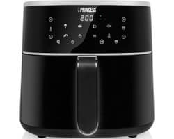 Princess Digitale Airfryer XL 182244 - 6 liter - Groot - PFAS vrij - Heteluchtfriteuse - Zwart - Digital Touchscreen - 8 Automatische Programma's - Inclusief in hoogte verstelbaar Grillrack - WK