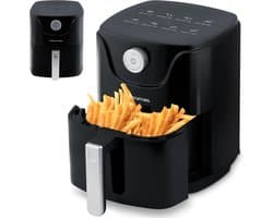 Airfryer Zonder Olie - Hete Lucht Frituur - Gezond Koken - 8 Programma's - 25 Liter - Zwart