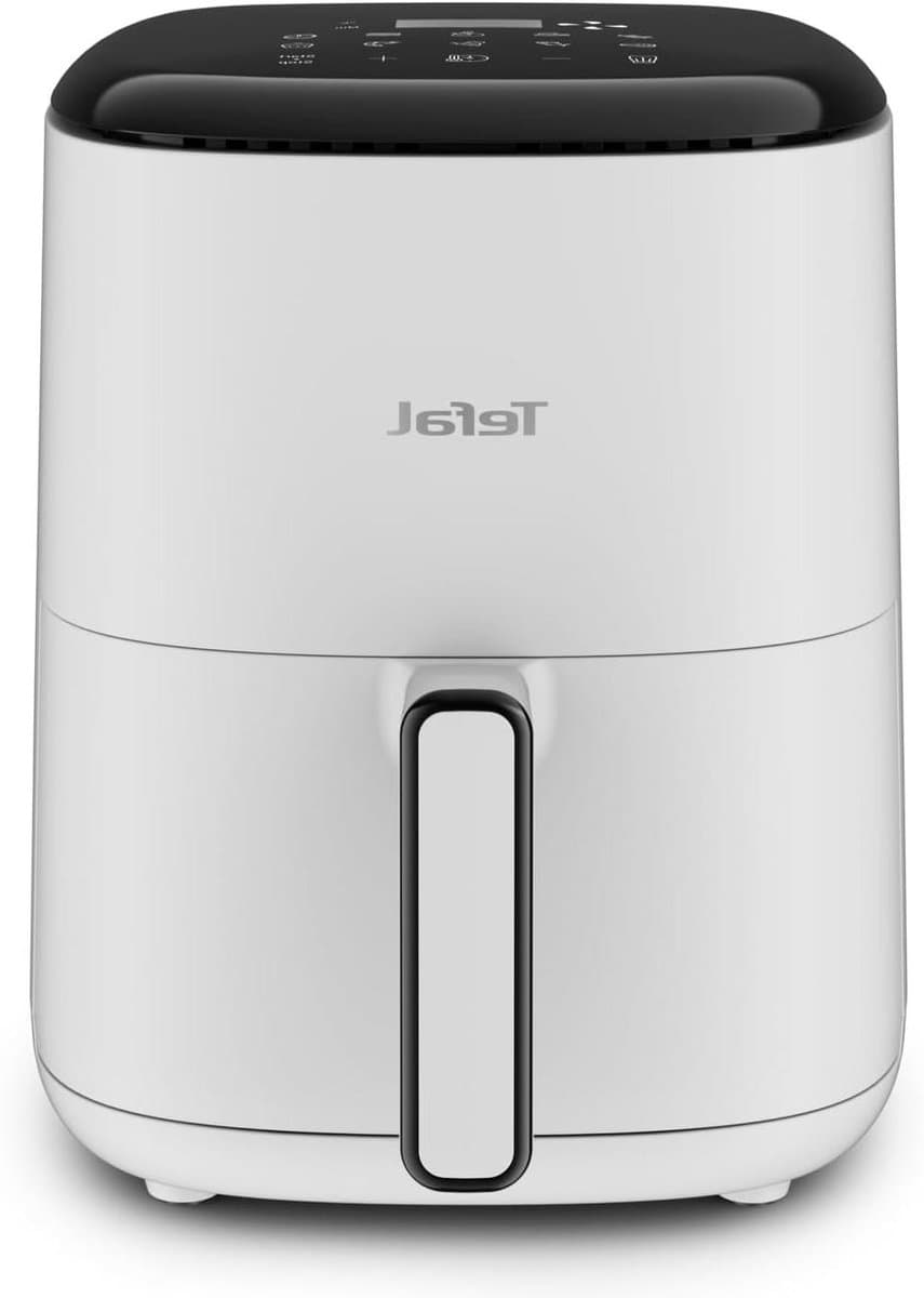 Heteluchtfriteuse - Airfryer Compact - Gezond Koken - Digitaal Touchscreen - 3 Liter - Grijs — afbeelding 1