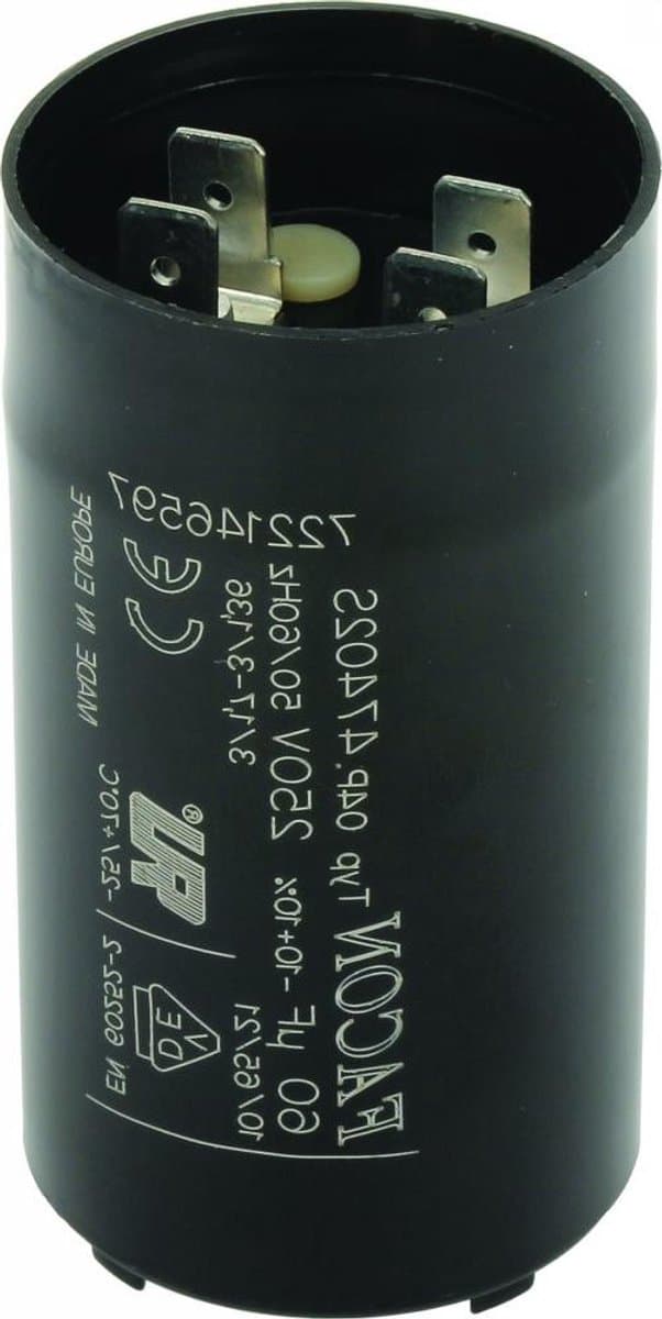 Condensator - Startcondensator - Apparaat Reparatie - Origineel Reserveonderdeel - 60 MF 250 V - Niet Van Toepassing — afbeelding 1