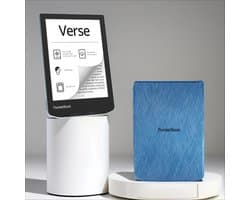 PocketBook Verse e-reader Bright Blue – 6 inch – 8 GB + Blauw Hoesje – voordeelbundel