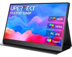 White-Label® Portable Monitor - Draagbare Scherm - Gaming - Full HD - Zwart