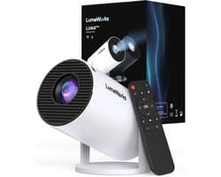 D&A Projector - Beamer - Video - LED Projector - 1080 P - HDMI USB - Draagbare Mini Projector - Mini Beamer - Bioscoop - Wit