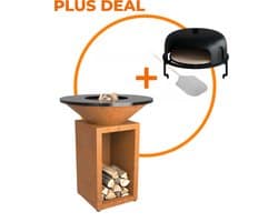 Bundel Deal: OFYR Classic Cortenstaal Storage 85 + GRATIS Pizza Oven