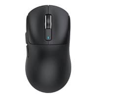 Attack Shark X3 Zwart draadloze gaming muis PAW3395, superlicht 49 g, 26.000 DPI, tri mode 2.4G Bluetooth en USB C, 200 uur batterij, programmeerbare knoppen