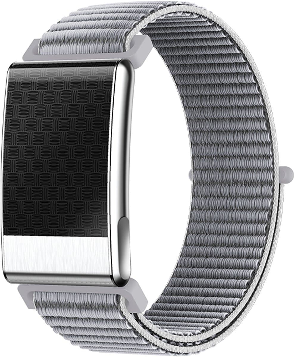 WizBay Premium Select® Smart Bracelet - Screenloze Gezondheidsarmband - ECG - HRV - Hartslag - Zuurstof - Temperatuur - Glucosetrends - BMI - iOS en Android - IP68 - Zilver Rosé — afbeelding 1