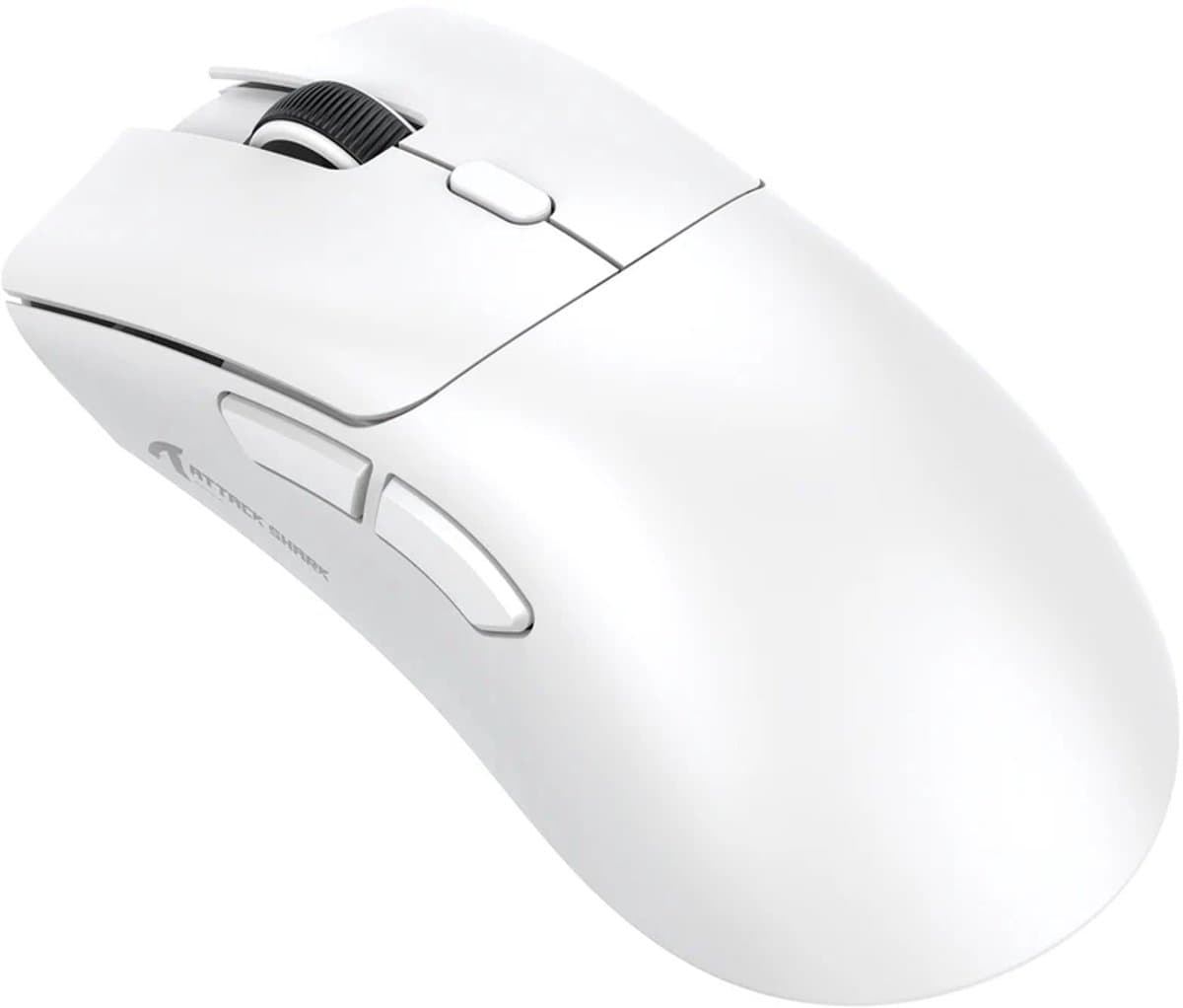 Attack Shark R1 Draadloze Gaming Muis - Lichtgewicht 59g - Bluetooth & 2.4GHz - Oplaadbaar USB-C - 18.000 DPI - Wit — afbeelding 1
