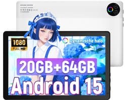 Hotlight A10 - Android 15 Tablet - 10.1 inch - 20(3+17)GB RAM/64GB ROM– 5000mAh - Wit