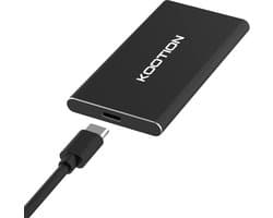 Externe SSD harde schijf 1 TB - Snelle Portable SSD tot 550 MB/s, USB 3.1 Gen2 voor Gaming en Meer