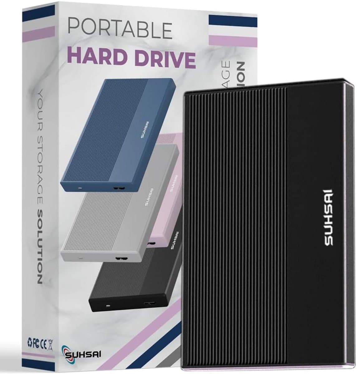Draagbare Externe Harde Schijf 120GB USB 3.0 Geheugenuitbreiding voor PC Mac Laptop Gameconsole — afbeelding 1