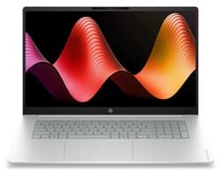 HP OmniBook 3 Laptop 17-dp0002nn AMD Ryzen™ 5 40 43,9 cm (17.3") Full HD 8 GB LPDDR5-SDRAM 512 GB SSD Wi-Fi 6 (802.11ax) Gratis DOS Grijs, Zilver
