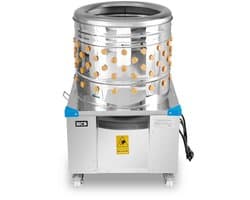 HCB® - Professionele Gevogelte plukmachine - verrijdbaar - 180 st/u - 230V - 45 kg - 4150