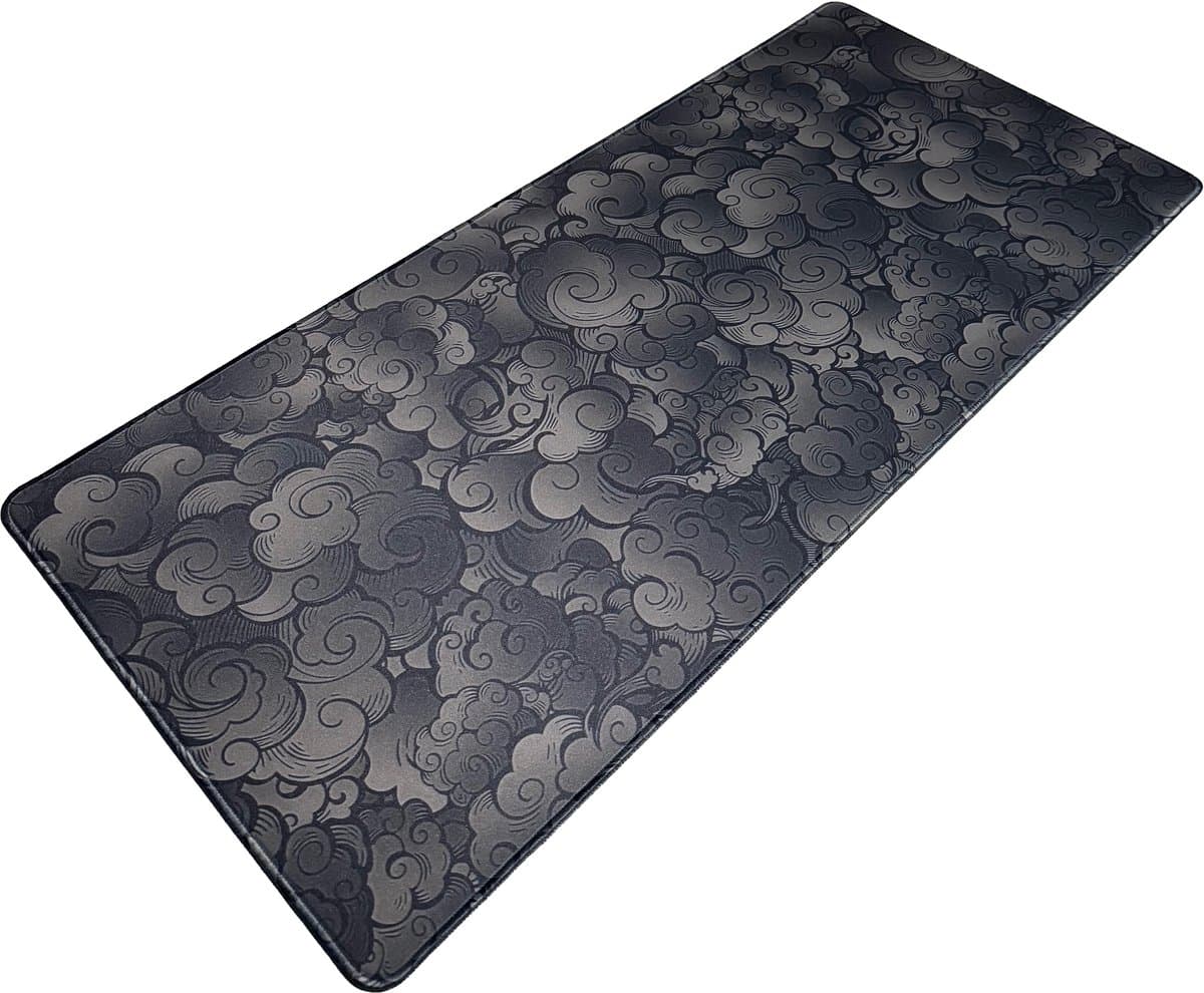 Muismat xxl - Cloud Obsidian - Gaming - 900 x 400 x 3 mm - Antislip — afbeelding 1