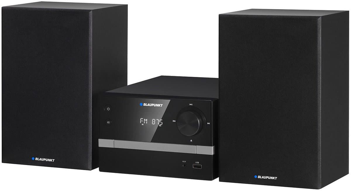 Blaupunkt MS9BT - Stereo set - micro-toren - FM-radio AUX - vermogen 20 W RMS, wekker, CD/MP3/USB/AUX — afbeelding 1
