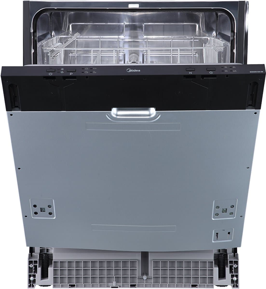 Midea MID60S120-HR - Inbouwvaatwasser - RVS - 49 dB - E label - Bestekmand - Elektronisch display met knoppen — afbeelding 1