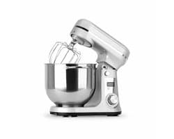 CYRO - Deegmachine - Kneedmachine - Elektrische Deegmixer - Keukenmachine - RVS - 6L - 6 Versnellingen - Stille Motor - Zilver