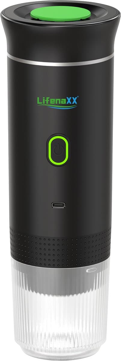 Lifenaxx Espresso to go - Draagbare Espresso Machine - Oplaadbaar via USB-C - Voor Capsules & Gemalen Koffie — afbeelding 1