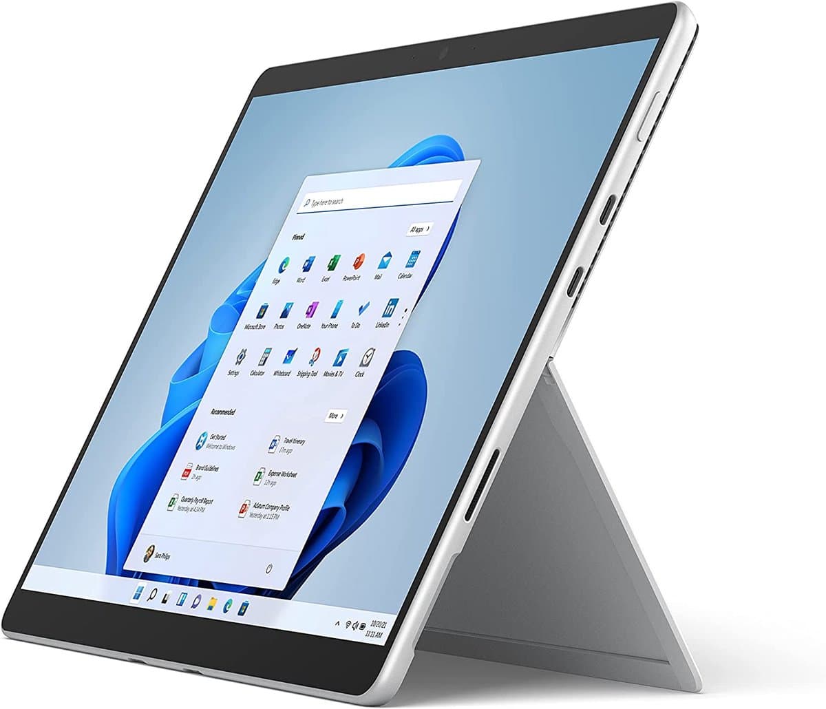 Surface Pro 8 (256GB SSD | 16GB RAM | i5-1145G7 | Platinum) — afbeelding 1