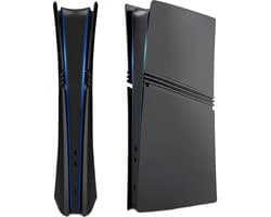 Playstation 5 Pro Faceplates Digital Edition (niet geschikt voor standaard PS5 & PS5 Slim) - Inclusief Mid Skin - Accessoires - Faceplate - Cover - Plate - Skin - Zwart