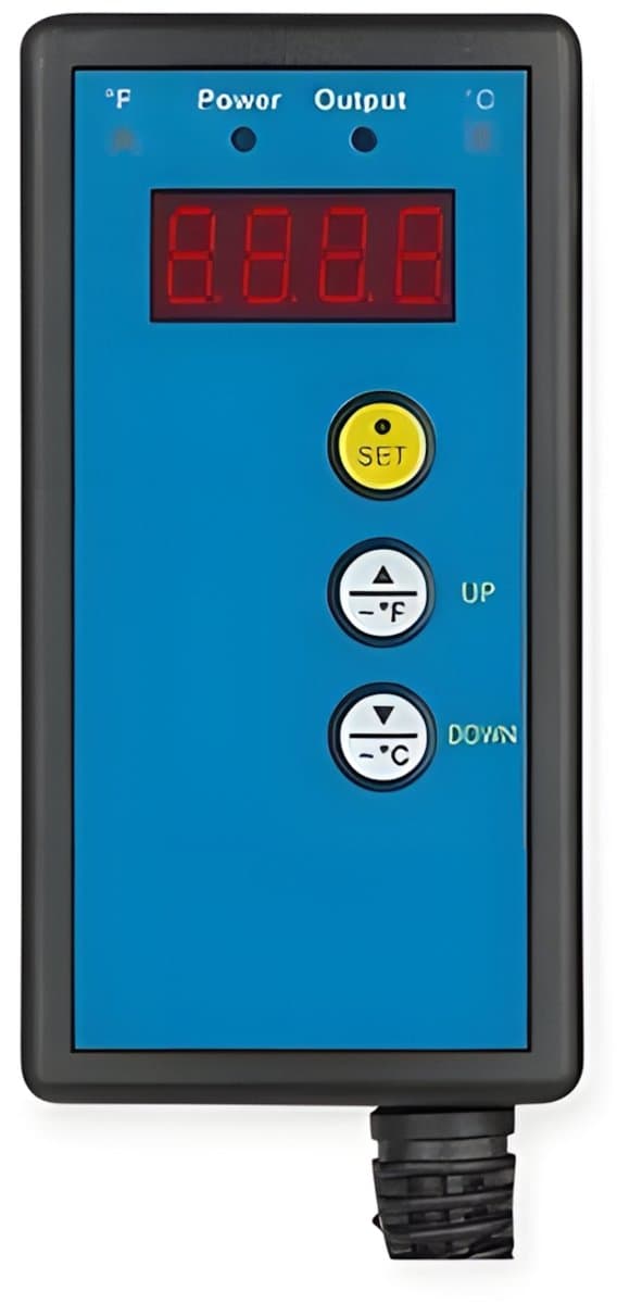 FERM Temperatuur controller voor fermentatiekast - temperatuurregelaar voor klimaatkast - thermostaat voor warmtemat- warmteregelaar voor koji en tempeh fermentatie - fermentatiekast - kombucha verwarming - fermentatiebox - max 1000w — afbeelding 1