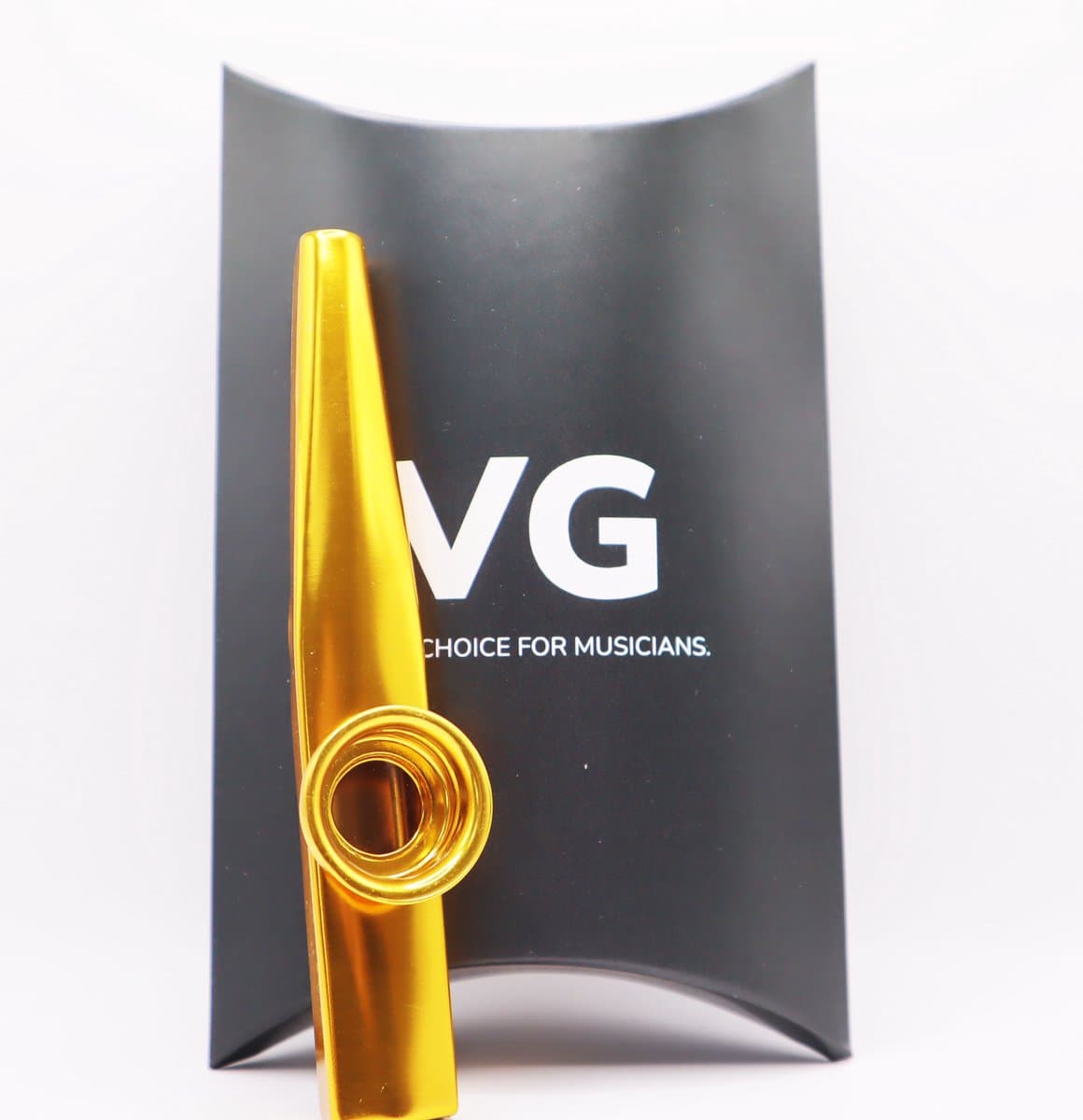 VG Kazoo muziekinstrument - goudkleurig — afbeelding 1