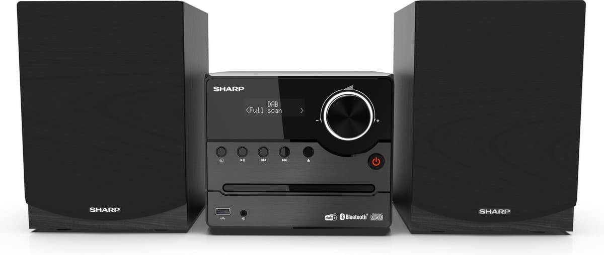 Sharp XL-B517D Home audio-microsysteem Zwart — afbeelding 1