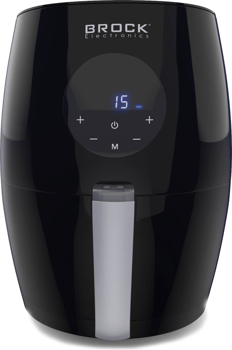 BROCK Digitale Airfryer 3.5L – 1200W Heteluchtfriteuse Zonder Olie – PFAS-vrij, Antiaanbaklaag & Touchscreen – Zwart — afbeelding 1