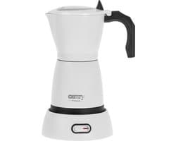 Camry CR 4415 - Elektrische Mokka pot - 300 ml - voor 6 kopjes - Wit