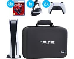 K&G Luxe PS5 Case - PS5 Tas - PS5 Koffer - Opbergtas - Multifunctioneel - Waterdicht - Accessoires geschikt voor Playstation 5 - Reiskoffer - Zwart