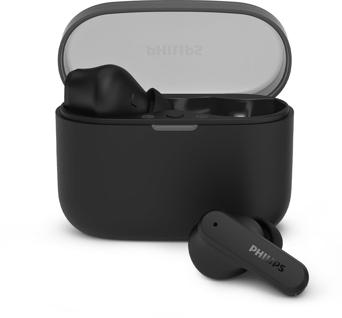 PHILIPS TAT2000 - In-ear oordopjes - 32 uur afspeeltijd - 4 mic technologie - multipoint - IPX4 - Microsoft Swiftpair - aanraakbediening - App control - Zwart — afbeelding 1
