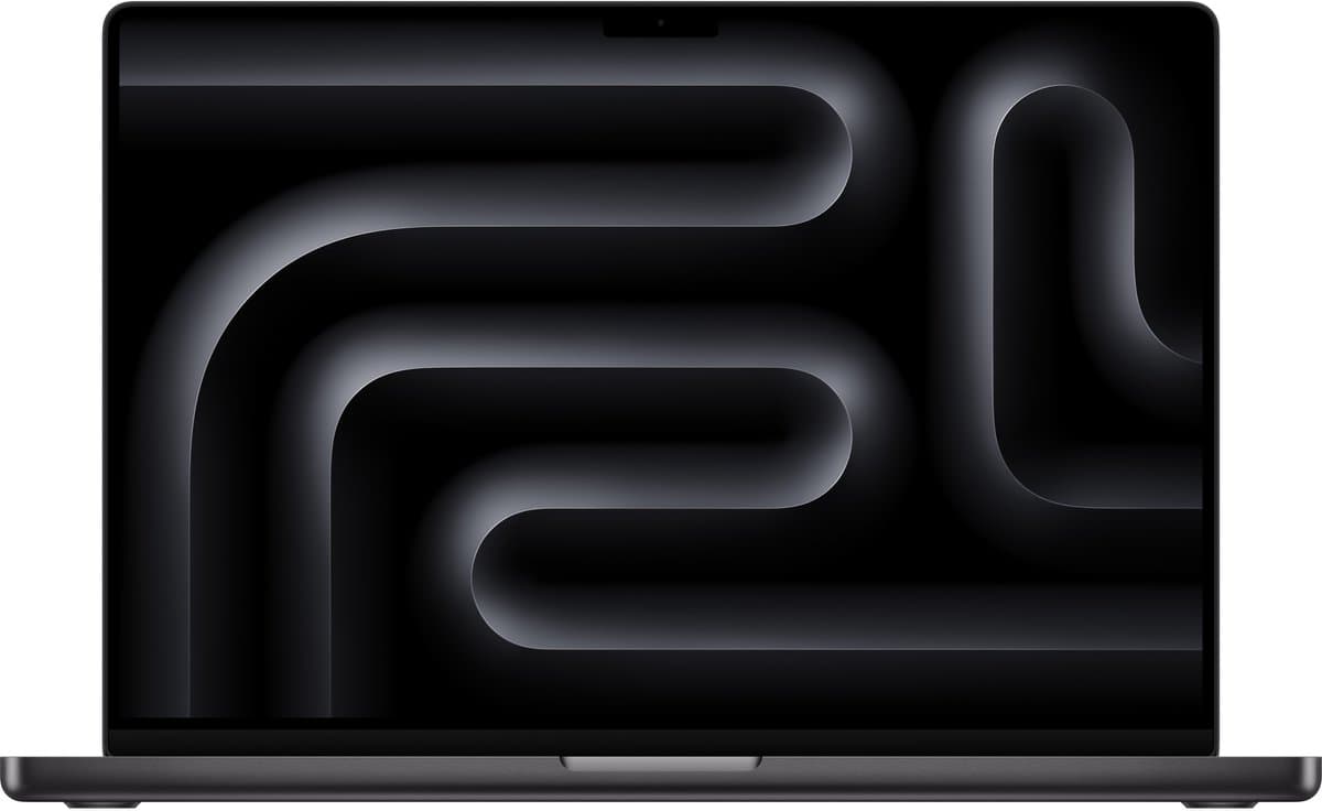 Apple MacBook Pro 2024 16,2'' - M4 Pro, 14 Core CPU, 20 Core GPU, 48GB RAM, 512GB SSD, Qwerty, Space Zwart — afbeelding 1