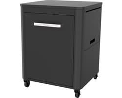 Cozze® Outdoor Kitchen - Buitenkeuken Werktafel - Verrijdbaar - RVS Werkblad - BBQ Station