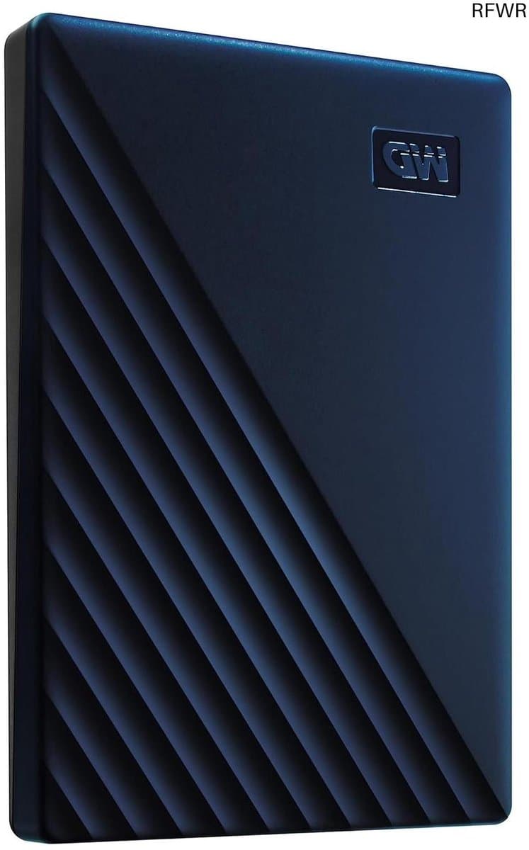 RFWR® 4 TB Draagbare Harde Schijf - Geschikt voor Time Machine, Slank Ontwerp, Wachtwoordbeveiliging en SuperSpeed USB — afbeelding 1