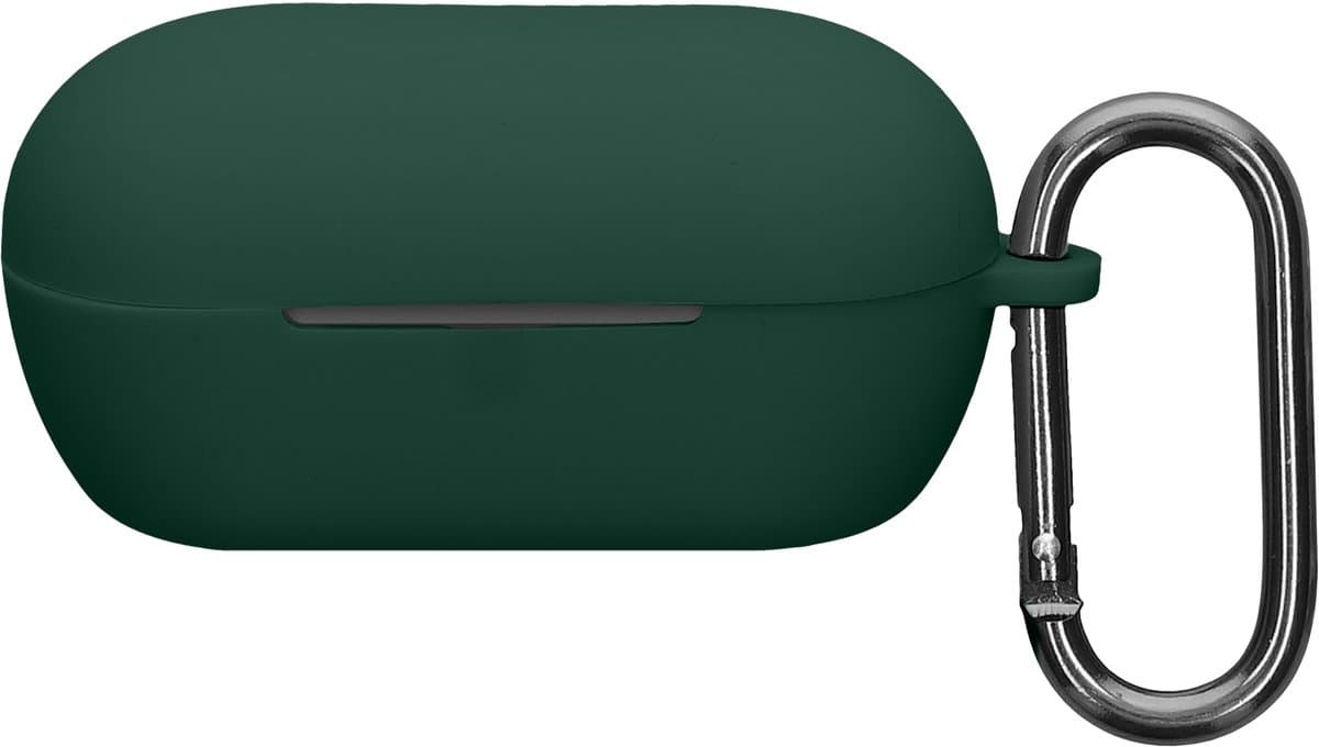 kwmobile cover voor oordopjes case - geschikt voor Sony WF-C710N - Trendy beschermhoes draadloze oordopjes in donkergroen — afbeelding 1