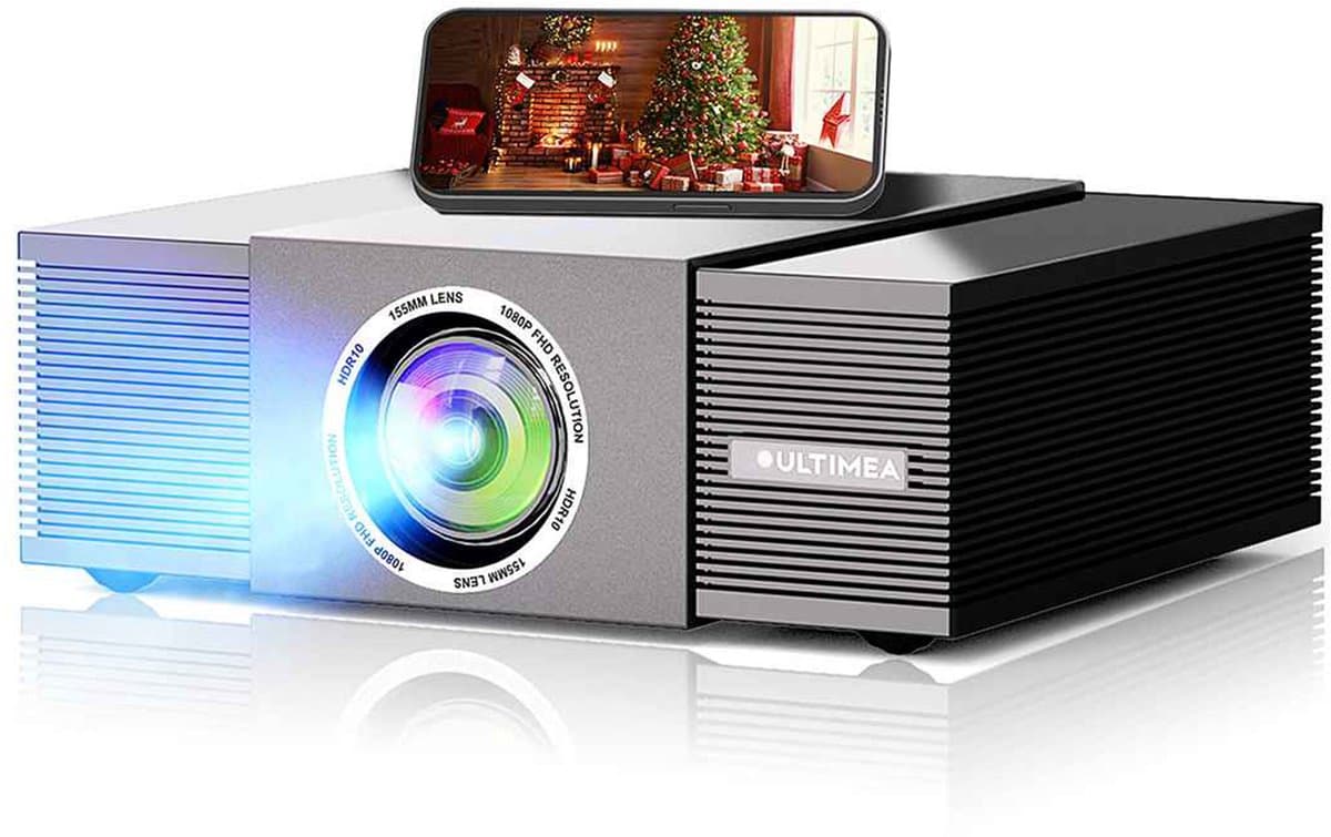 ULTIMEA Smart Beamer - Projector - met Autofocus, 6D Keystone, 900 ANSI Lumen, 1080P Full HD, 30W Speaker - Zwart — afbeelding 1