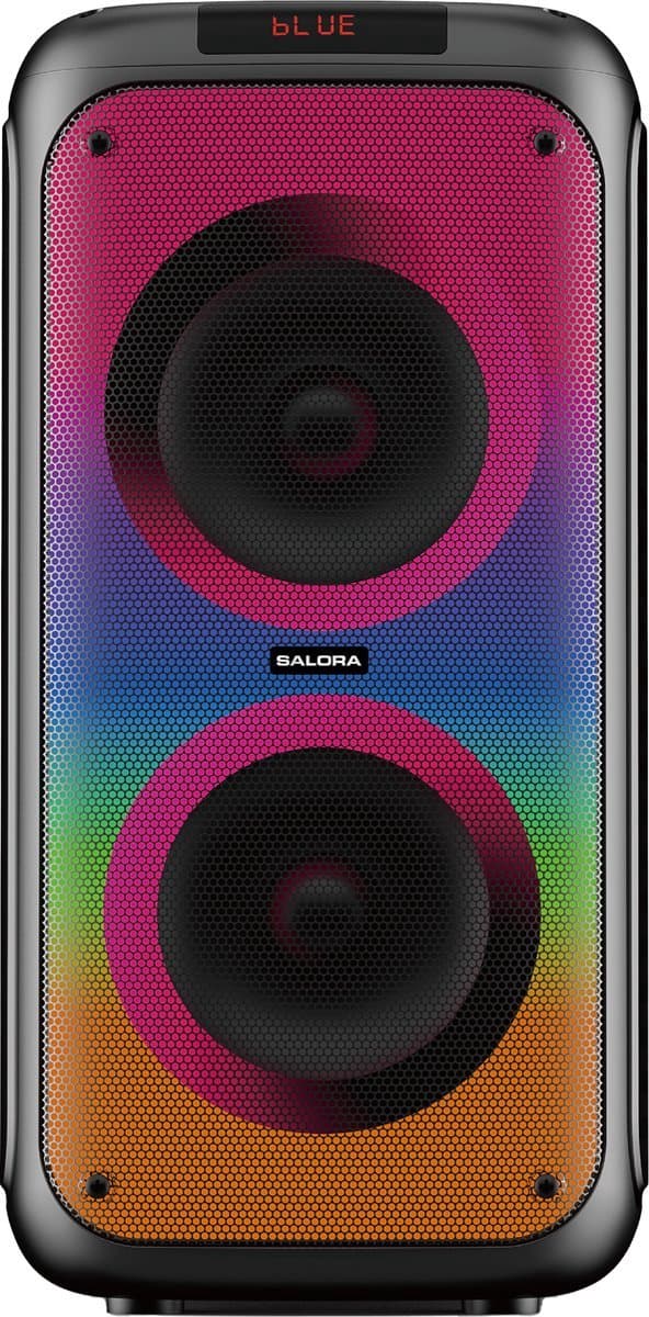 Salora PARTYBOX220 - Party Speaker - Box - Speaker - Partybox - Zwart — afbeelding 1