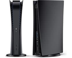 Playstation 5 Faceplates Digital Edition (niet geschikt voor PS5 Slim & PS5 Pro) - Inclusief Mid Skin - Accessoires - Faceplate - Cover - Plate - Skin - Zwart