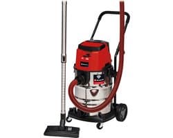 Einhell Professional Accu Nat-/Droogzuiger TP-VC 36/30 S Auto Li Solo - Power X-Change - 36 V/Li-ion - 30 L - ECO/BOOST-modus - 100/150 mbar - Connectiviteitsfunctie - Incl. 11-delige Accessoireset - Excl. accu en lader